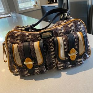 Nine West snakeskin design shoulder purse